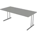 Produktbild: Kerkmann Schreibtisch start up 4346, 180 x 75 x 80cm (BxHxT), graphit / silber
