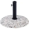 Produktbild: Beliani - Sonnenschirmständer Steinoptik Beton ⌀ 47 cm Schirmfuß rund Garten Balkon modern