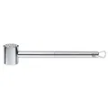 Produktbild: Profi Plus Fleischhammer 25 cm, Fleischklopfer, Schnitzelklopfer, Cromargan E...