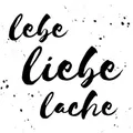 Produktbild: 20 Servietten Lebe Liebe Lache 33x33cm