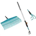 Produktbild: Gardena 03087-20 Combisystem-komplettangebot (rechenbesen + Grubber - Fugenkratzer + Stiel)