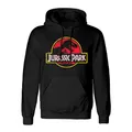 Produktbild: Jurassic Park Kapuzenpullover - Classic Logo (schwarz) M