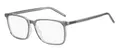 Produktbild: HUGO Rechteckig Azetat Brillen in Grey Crystal für Herren, Brille mit Sehstärke, optional mit Sonnenbrillen tönung oder Blaulichtfilter (Modell 103874)