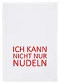 Produktbild: Geschirrtuch weiß, Pasta-Profi in Rot