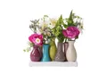 Produktbild: Jinfa Dekovase Handgefertigte kleine Keramik Deko Blumenvasen, verbunden auf auf einem Tablett