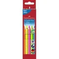 Produktbild: Faber Castell Buntstift Grip Jumbo 5,3 mm Neon 5er Etui