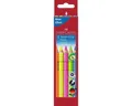 Produktbild: Faber-Castell Buntstift Faber-Castell Buntstift Jumbo Grip Neon 5er-Etui