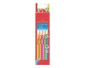 Produktbild: Faber-Castell Buntstift Jumbo GRIP Neon, (5-tlg), mit rutschfester Soft-Grip-Zone