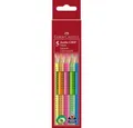 Produktbild: Faber-Castell Schulheft 5 Jumbo Farbstifte - GRIP Neon