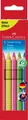 Produktbild: Faber-Castell 110994 - Jumbo Buntstifte Set GRIP Neon, 5-teilig, bruchsicher, fü