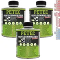 Produktbild: Petec Profilgummikleber Montagekleber 3x 350ml Pinseldose für Gummi Leder, Holz 
