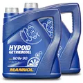 Produktbild: MANNOL 2 x 4 Liter, Hypoid Getriebeoel 80W-90 API GL 4/GL 5 LS