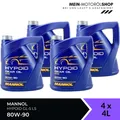 Produktbild: Mannol Hypoid Gear Oil Getriebeöl 80W-90 GL-4/GL-5 LS 4x4 Liter = 16 Liter