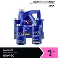 Produktbild: Mannol Hypoid Gear Oil Getriebeöl 80W-90 GL-4/GL-5 LS 4+4 Liter = 8 Liter