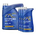 Produktbild: 7 (4+3x1) Liter MANNOL SAE 80W-90 Hypoid Getriebeöl/ Schaltgetriebe/ Achsen GL5