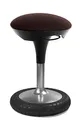 Produktbild: Topstar Sitness 20, ergonomischer Sitzhocker, Arbeitshocker, Bürohocker mit Schwingeffekt, Sitzhöhenverstellung, Bezug dunkelbraun