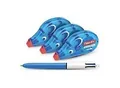 Produktbild: Tipp-Ex Pocket Mouse Korrekturband 4,2 mm x 10 m 3 Stück + BIC 4 Farben Kugelschreiber gratis