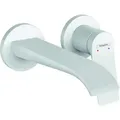 Produktbild: hansgrohe Vivenis Einhebel-Waschtischarmatur Unterputz für Wandmontage mit Auslauf 19,5 cm, 75050700, Farbe: weiss matt