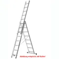 Produktbild: Mehrzweckleiter Hymer ALU PRO, dreiteilig 3x10 Sprossen Länge 2,85 / 6,50 m 7004730