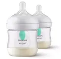 Produktbild: Avent Natural Response 2 Babyflaschen Airfree Ventil Sauger 0 Monat+/2 SCY670/02