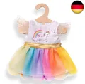 Produktbild: Heless 2850 - Kleid für Puppen im Einhorn Henri Design, Größe 35 - 45 cm