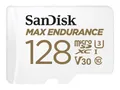 Produktbild: SanDisk microSDXC Max Endurance 128GB (V30/U3/Cl.10/R100/W40) + SD-Adapter