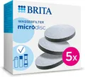 Produktbild: BRITA Wasserfilter MicroDisc 5er-Pack – Ersatz-Wasserfilter für alle BRITA