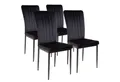 Produktbild: Albatros International Esszimmerstuhl Esszimmer Stühle 4 er Set MODENA, Stuhl Stühle Esszimmerstühle, Küche (4er Set, Schwarz, Samt Bezug), Küchenstuhl Küchenstühle Essstühle für den Esstisch Ess Stühle