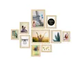 Produktbild: PHOTOLINI Bilderrahmen 10er Set breite Rahmen 10x15 bis 21x30 cm, extra Zubehör, (10 Rahmen), im modernen Stil für Ihre stilvolle Wanddekoration