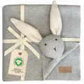 Produktbild: DIKOS Original 2-in-1 Babydecke & Kuscheltuch SCHMUSE-Hase – Bio-Baumwolle