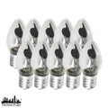 Produktbild: 10er-Pack E14 Mini-Flammen Kerze (25x60mm) Flicker Flackerkerze Glühlampe 3 Watt