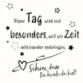 Produktbild: 20 Servietten Spruch Besonderer Tag als Tischdeko mit Spruch Schön, dass Du da bist. Papierservietten mit Motiv. Auch für Decoupage und Serviettentechnik 33x33cm