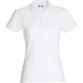 Produktbild: Clique Poloshirt Basic Polo Damen NEU, Wähle Deine Größe:S, Wähle Deine Farbe:weiß