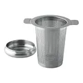 Produktbild: Weis Tee-Filter mit Abtropfschale 8,5 cm, Edelstahl, Silber, 8 x 10 x 8.5 cm