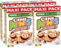 Produktbild: Nestlé Cini Minis, Zimt Cerealien, 32% vitales Vollkorn, Mit Vitaminen, Calcium und Eisen, Crunchy Knusper Flakes, Maxi Vorratspackung, 4er Pack (4x625g)