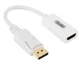 Produktbild: 4894160019400 ADAPTER DISPLAYPORT TO HDMI 4K; Y-6332 WHITE UNITEK