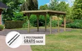 Produktbild: Karibu Einzelcarport Classic 1, BxT: 318x480 cm, 206 cm Einfahrtshöhe