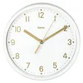 Produktbild: hama Wanduhr Madeira weiß Kunststoff, Ø 16,0 cm