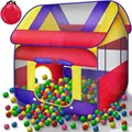 Produktbild: KIDUKU® Bällebad XXL + 300 Bälle + Tasche Spielhaus Babyzelt Spielzelt Kinderzelt ideal für dinnen und draußen