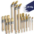 Produktbild: SBS® Pinsel Set Flachpinsel Rundpinsel Eckenpinsel Lackpinsel Malerpinsel 20-tlg