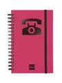 Produktbild: Finocam Magenta Phonebook A4 mit 24 Trennblättern 127g Karton Doppelspirale OVP