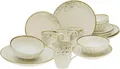 Produktbild: CreaTable Kombiservice Nature Collection (16-tlg), 4 Personen, Steinzeug, Reaktivglasur, jedes Stück ein Unikat