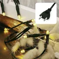 Produktbild: Lichterkette Deko 35 LED klassisch warmweiß Mini Beleuchtung Weihnachten Indoor