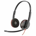 Produktbild: Plantronics Stereo-Headset Blackwire 3220 USB-A On-Ear mit Telefonfunktion