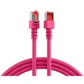 Produktbild: RJ45 Patchkabel Cat.6 S/FTP LSZH -- magenta 50m Kupferverkabelung