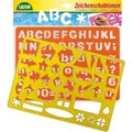 Produktbild: Simm Spielwaren Zeichenschablone ABC/Zeichen schreiben rechnen lernen malen 3 J