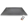 Produktbild: Alca® Kofferraummatte Gummi 120x80 Cm I Zuschneidbar I Rutschfest I Schutzmatte Für Kofferraum I Schwarz I Für Pkw, Suv, Kombi I Schützt Vor Nässe, Schmutz Und Unterbodenschäden