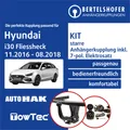 Produktbild: Für HYUNDAI i30 Fliessheck Typ PDE 11.2016-08.2018 AHK starr +7pol spez. E-Satz