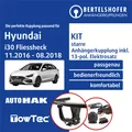 Produktbild: Für HYUNDAI i30 Fliessheck Typ PDE 11.2016-08.2018 AHK starr +13pol sp. E-Satz