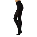 Produktbild: CALZITALY Blickdichte Weiche Strumpfhosen aus Mikrofaser | Bunte Strumpfhose Damen | S, M, L, XL, XXL, 3XL 4XL | 80 DEN | Made in Italy (XL, Schwarz)